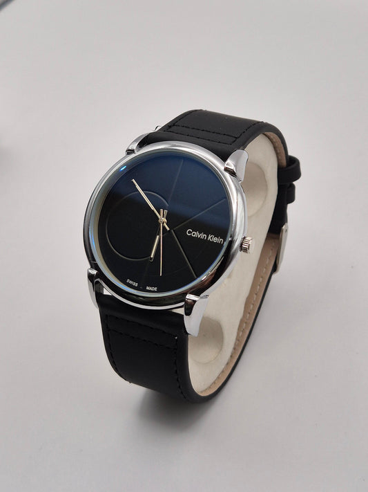 Calvin Klein Black & Silver Watch